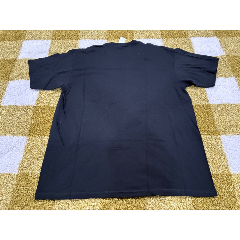 Anvil Hawaii Surfboard Hibiscus Graphic T-Shirt Mens XL Black Short Sleeve NEW - Picture 7 of 7